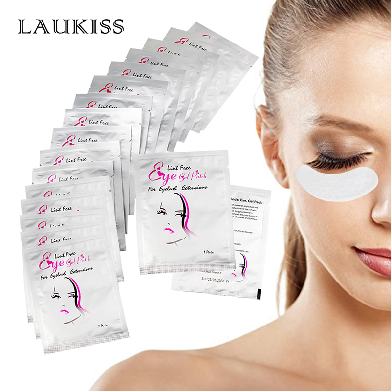 Eyelash Extension Eye Mask - Laukiss 50/100/200Pairs Wimper Pad Gel Patch