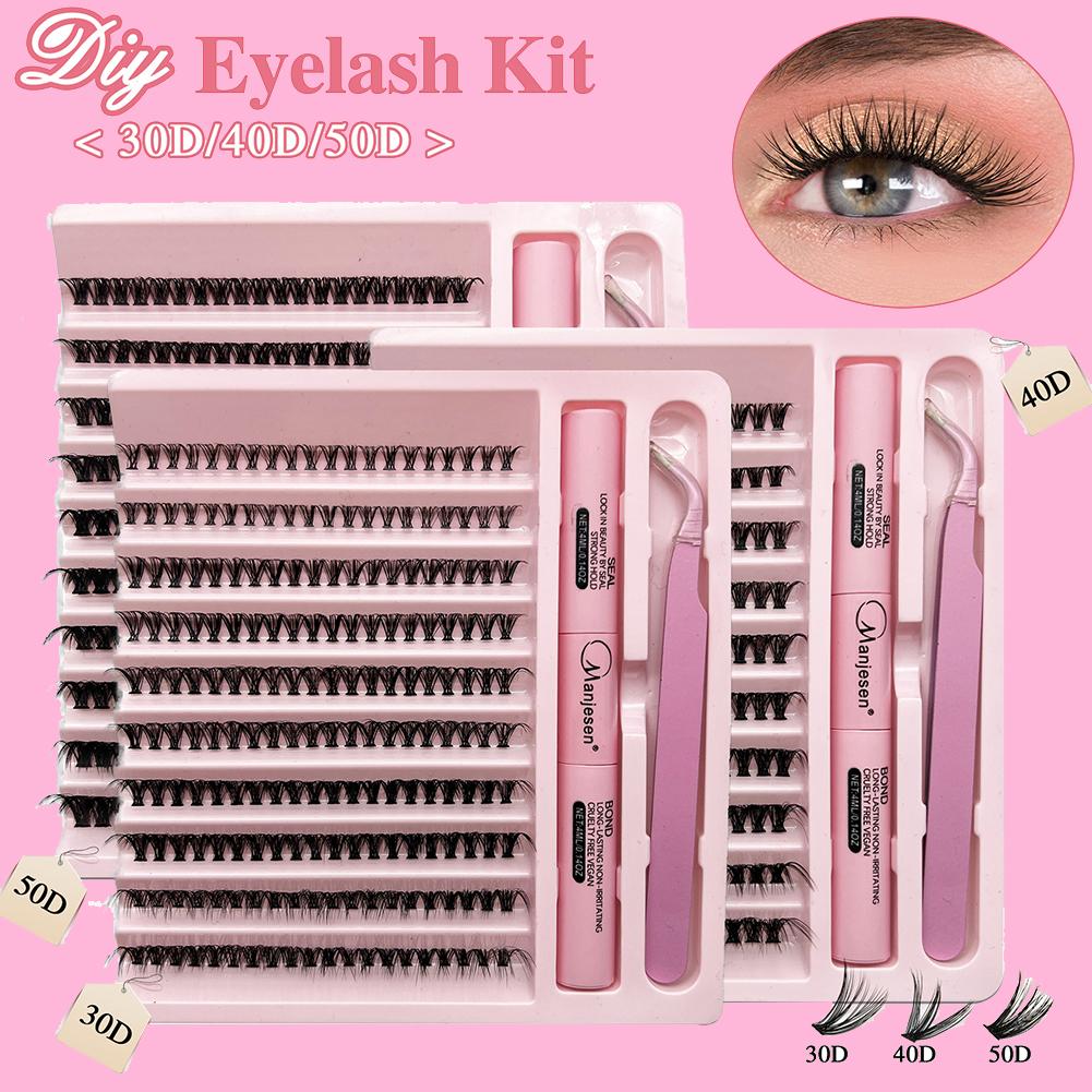 Eyelash Extension Full Set - DIY Valse Wimpers Set 30D 40D