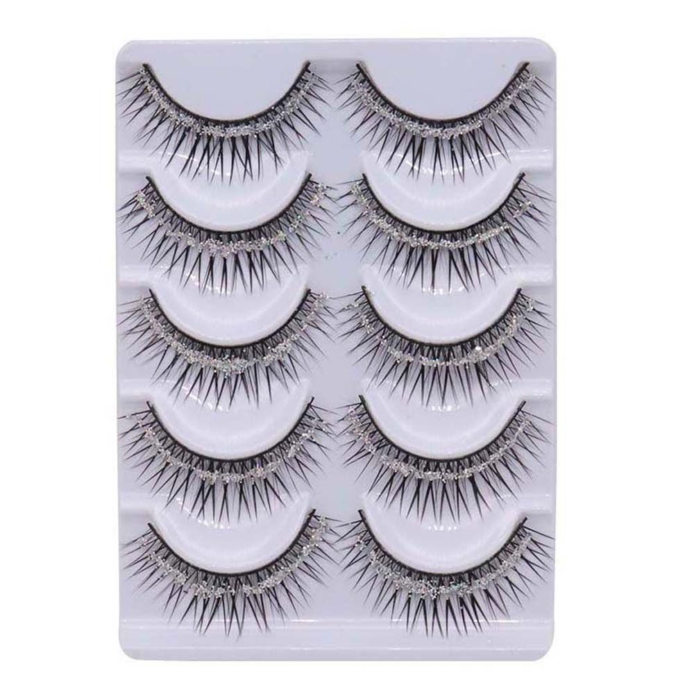 Eyelash Extension For Big Eyes - Duurzame glanzende strass-glitterpailletten Strass valse wimpers