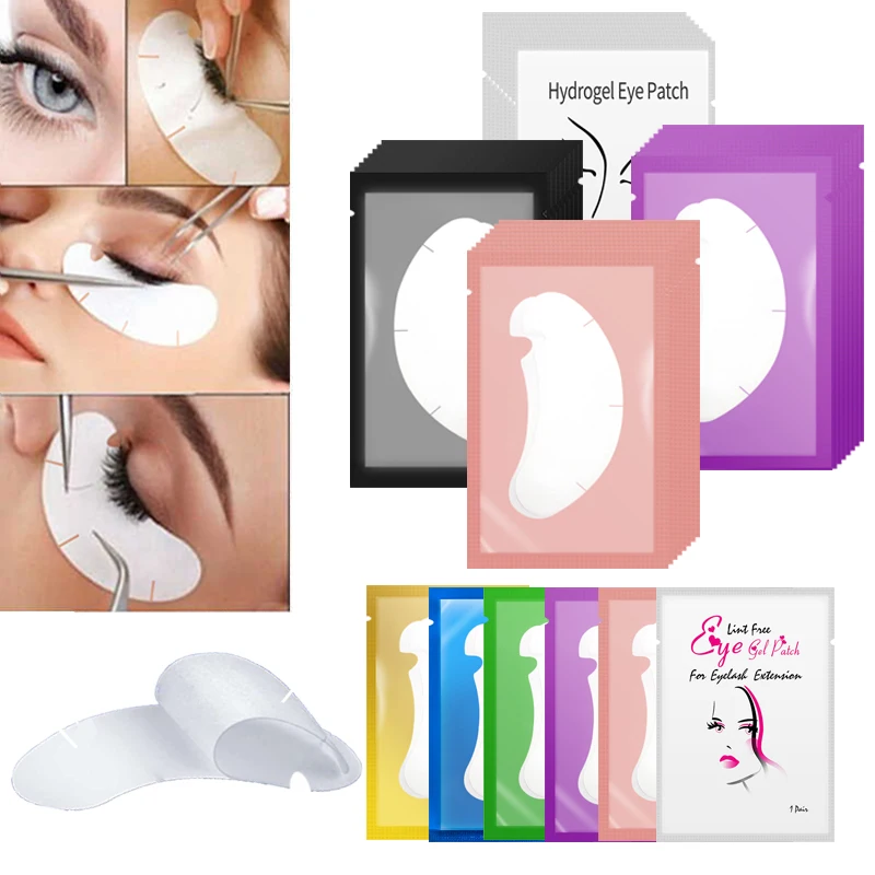 Eyelash Extension Eye Mask - 50/100PCS U-vorm Wimper Pads Geënt Lash