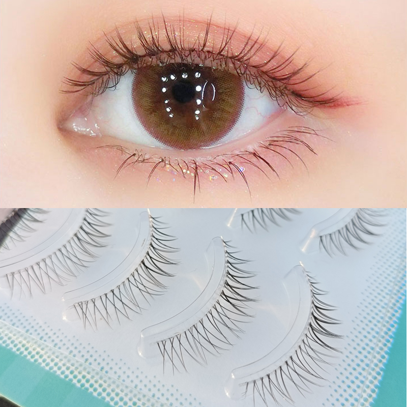 Eyelash Extension Japanese Style - Icycheer Make-Up Air Wimpers Set Lange