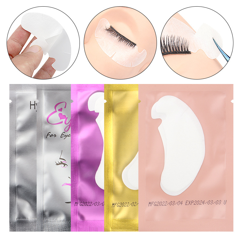 Eyelash Extension Eye Mask - 50 Paar Wimperverlenging Oogkussens Geënte Wimpers