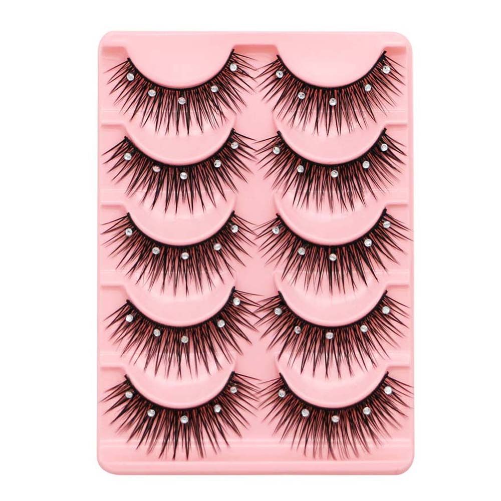 Eyelash Extension For Big Eyes - Make-up tool Glanzende strass steentjes Langdurige