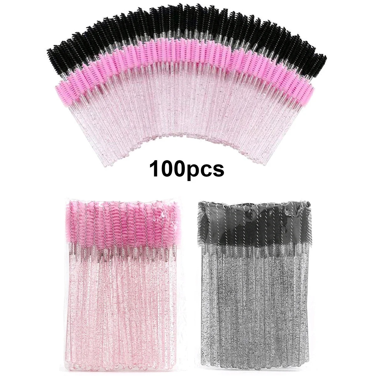 Eyelash Extension Salon - Groothandel 100 STKS Mascara Spoolies Wegwerp