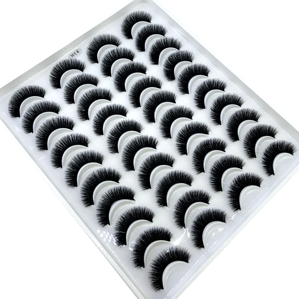 Eyelash Extension Full Set - AMSDCN Nieuwe 20 paar natuurlijke lange