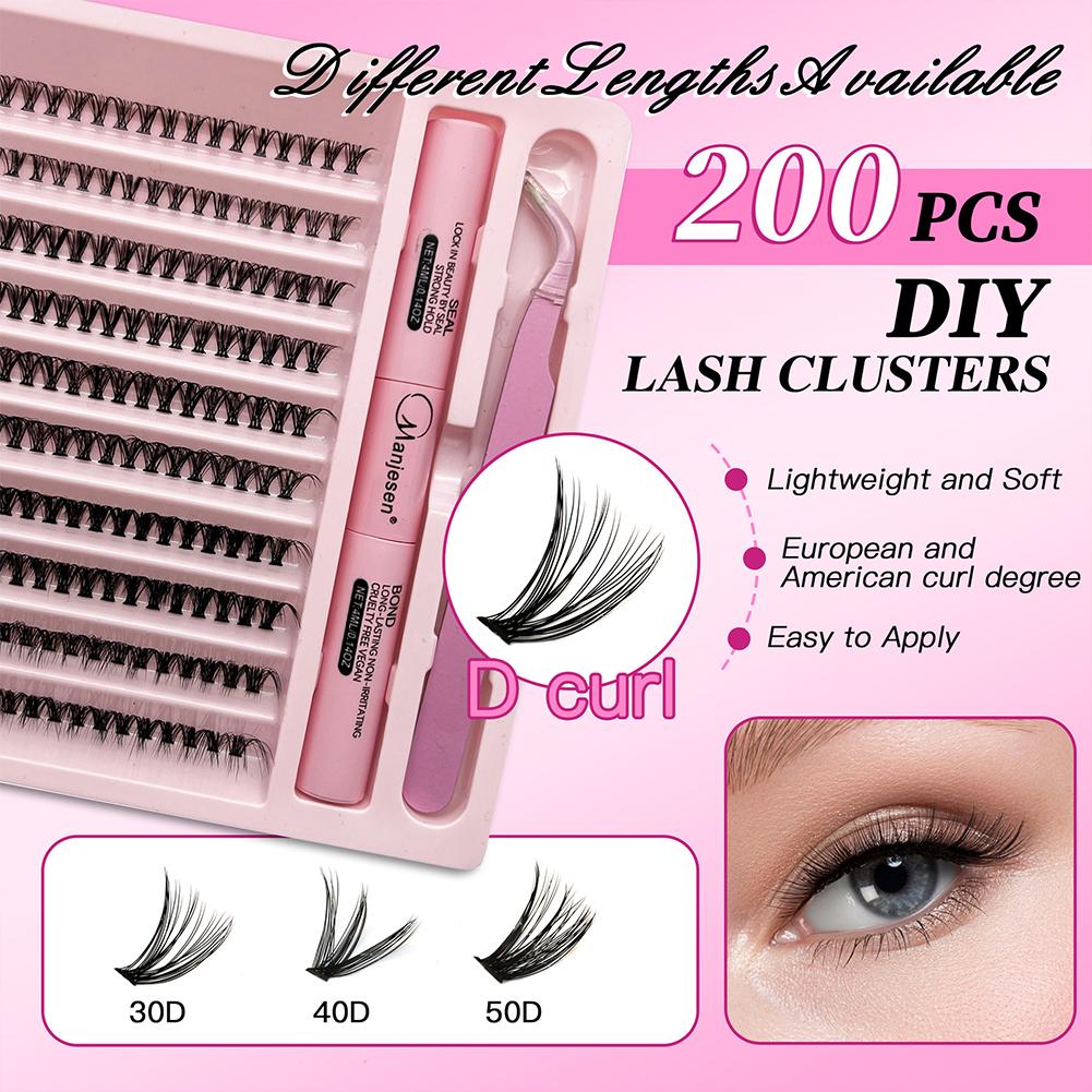 DIY Valse Wimpers Set 30D 40D  - Eyelash Extension Full Set recensie en prijs