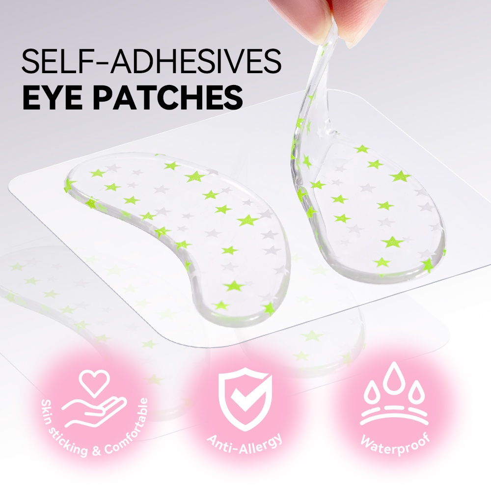 DAMMAN 1/5 Paar Siliconen Oogp - Eyelash Extension Eye Mask recensie en prijs