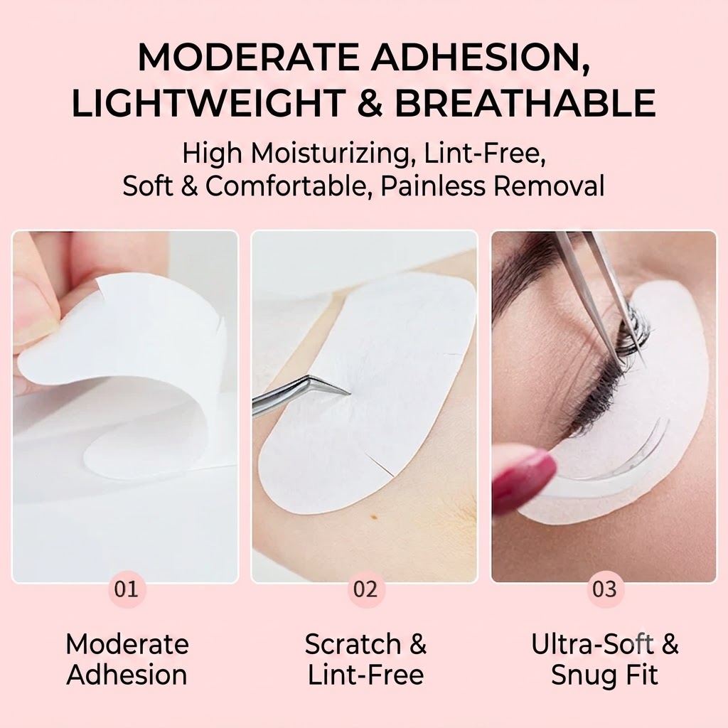 50 Paar U-vormige Onderoogpatc - Eyelash Extension Eye Mask recensie en prijs