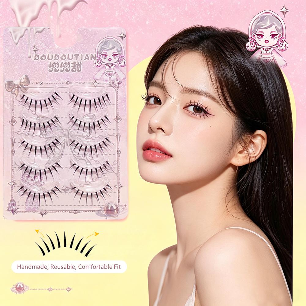 5 Paar Natuurlijke Nepwimpers  - Eyelash Extension Japanese Style recensie en prijs