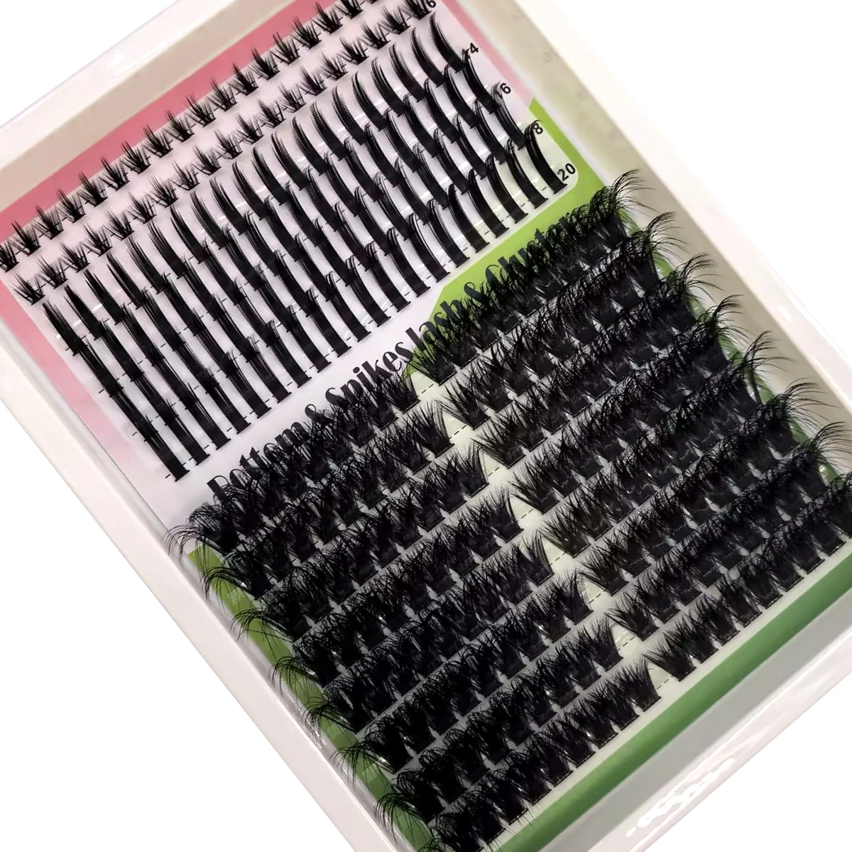 AMSDCN Spikes14Rows DIY Cluste - Eyelash Extension Full Set recensie en prijs