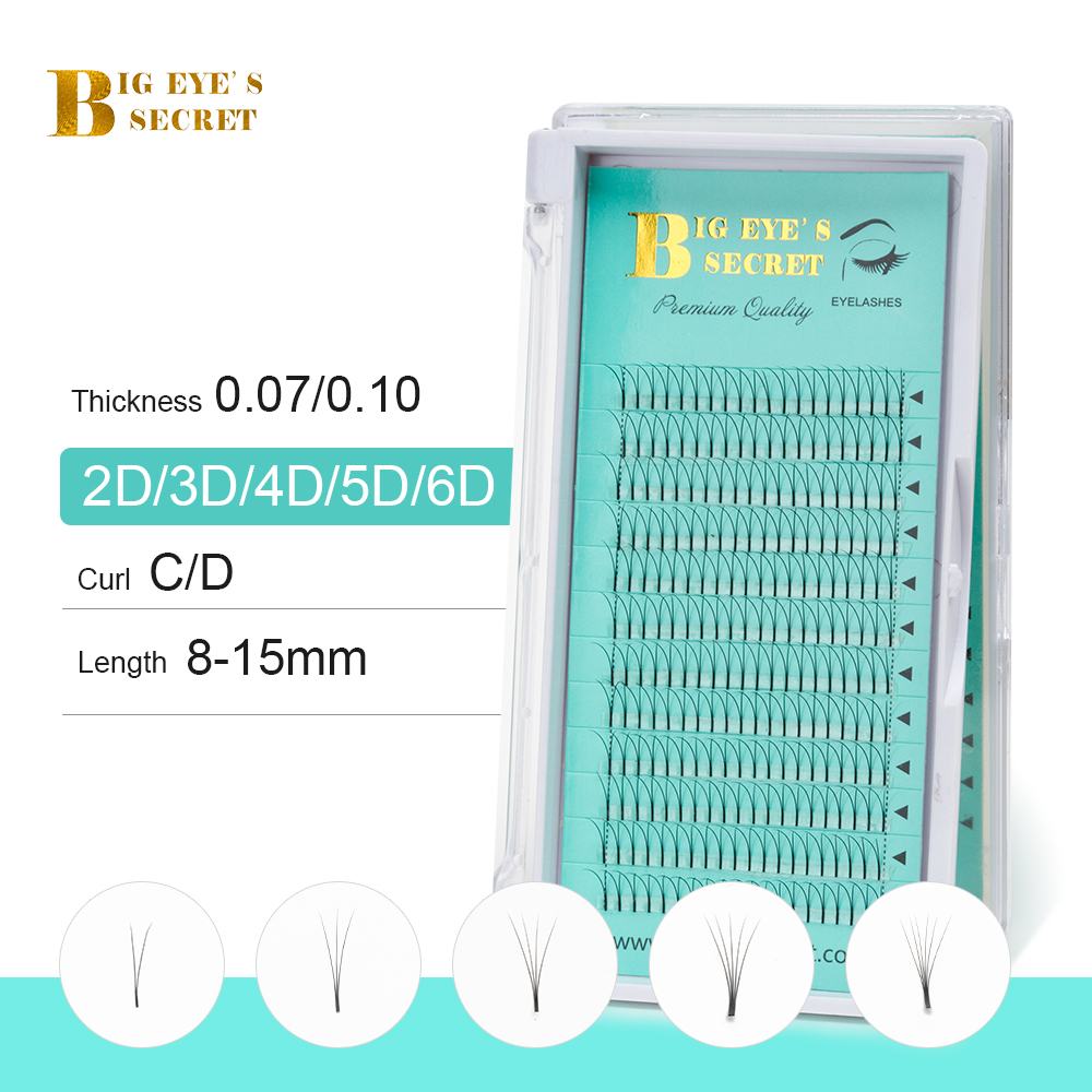 BES 2D 3D 4D 5D 6D Fans Volume - Eyelash Extension For Big Eyes recensie en prijs