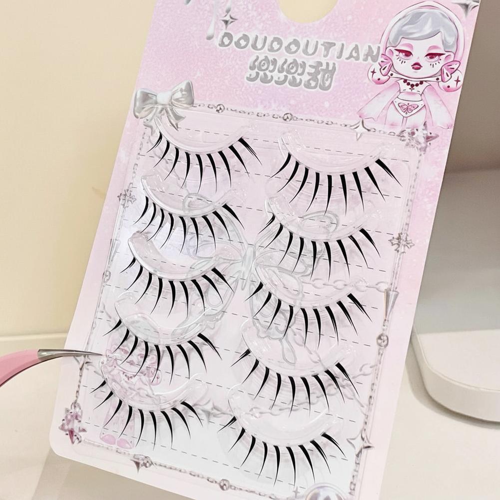 5 paar natuurlijke valse wimpe - Eyelash Extension Japanese Style recensie en prijs