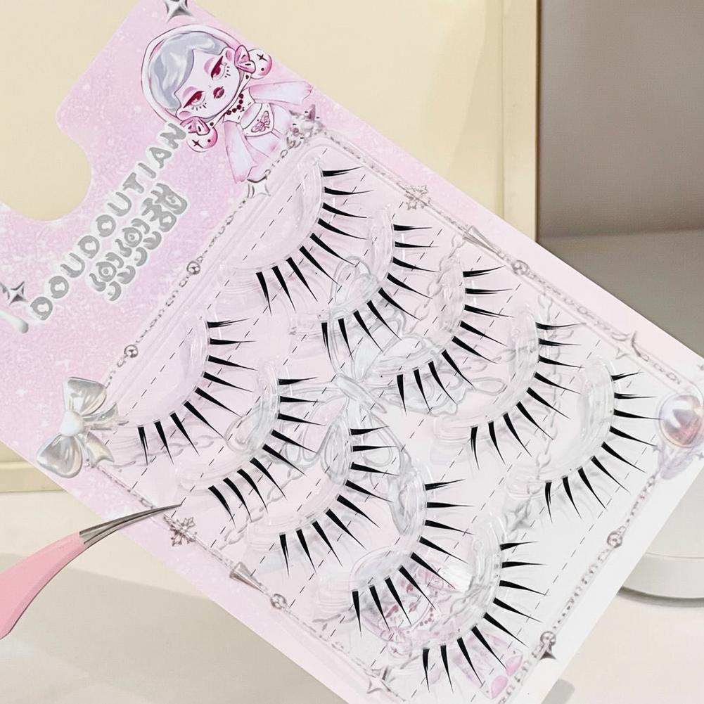 5 paar natuurlijke valse wimpe - Eyelash Extension Japanese Style recensie en prijs
