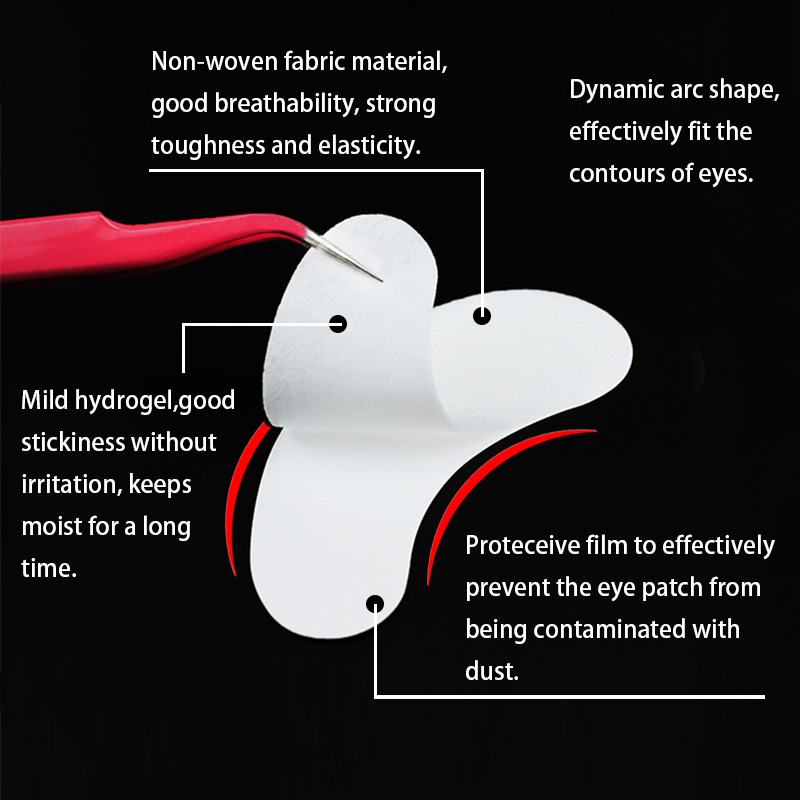 100 Paar Groothandel Hydrogel  - Eyelash Extension Eye Mask recensie en prijs