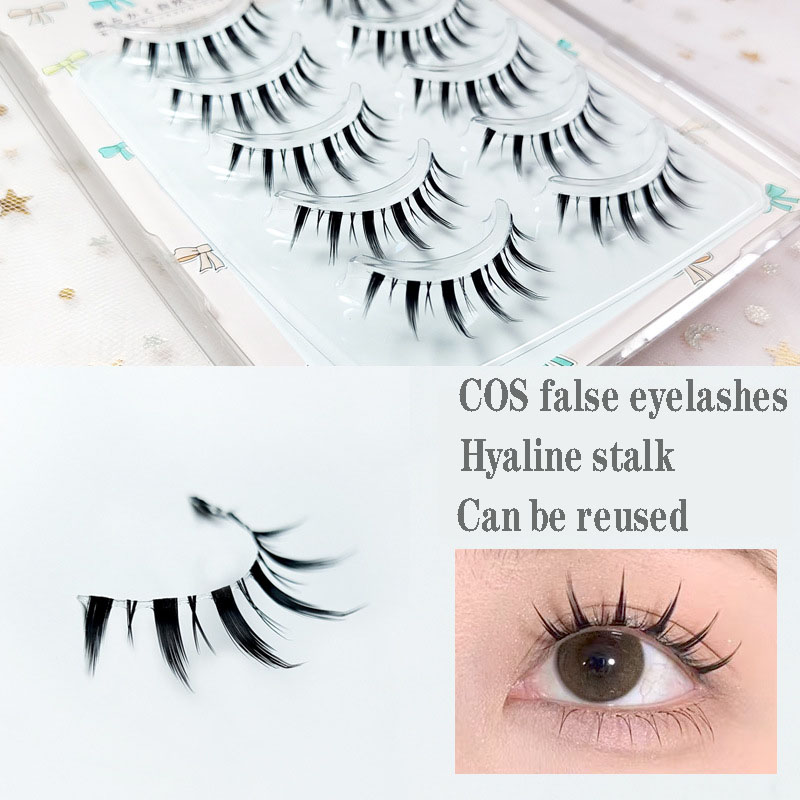 Nieuwe Stijl 5 Paar Vrouwen Na - Eyelash Extension Japanese Style recensie en prijs